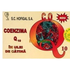 Coenzima Q10 in Ulei de Catina Hofigal